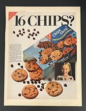 Nabisco Chips Ahoy 1967 Life Print Add 13x11 Chocolate Chip Cookies picture