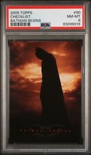 2005 Batman Begins Movie Non-Sport Card #90 Checklist PSA 8 picture