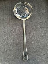 Rowoco Vintage Solid Stainless Steel Slotted Spoon Strainer Japan Rare Find picture