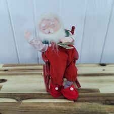 RARE VTG Yes Virginia There is a Santa Claus Kurt Adler Wind Up Annimated Santa picture