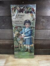 Antique Victorian Embossed Die Cut Advertisement “Angelo Imposimato Groceries” picture