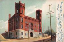 Armory, Pawtucket, Rhode Island, Early Postcard, Used in 1912, Missent Cancel picture