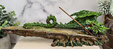 Ebros Green Earth Dryad Tree Greenman Dragon Incense Holder Burner Figurine picture