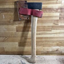 Vintage LL Bean 1-3/4 Freeport Maine Hudson Bay Axe W/ Leather Sheath USA picture