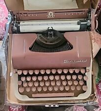 Underwood Portable Typewriter ACE Fully Functional Original Case A Shabby Mess picture