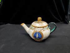 Vintage Mengaroni, Pesaro, Italian Faience, Hand Painted Ceramic Tea Pot picture