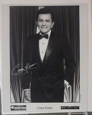 Casey Kasem - Autographed  Black & White American Top 40 Silver Signature Rare  picture