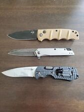 Used Knife Lot Of Three Kershaw Boker picture