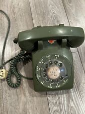 Vintage Bell System - Western Electric 1967 Olive Green Rotary Dial Desk Phone picture
