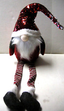 Gnome Shelf Sitter With Red Sequin Hat By Young's, 26