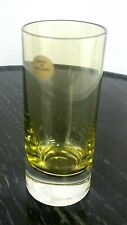 Made in Poland Shot Glass 2oz Yellow Fade Glass NEW Alcohol Shots Booze Bar picture