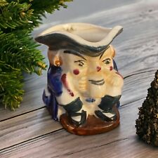 Vintage Colonial Drinker Toby Jug Miniature Creamer Pitcher Used Made In Japan picture