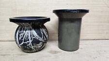 🔥 (Retired) MudJug Backwoods Camo Classic Spitoon With Green Roadie Mudjug picture