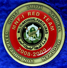 USMC Multi-National Force Iraq MNF-1 Red Team 2008-2009 Challenge Coin PT-6 picture