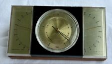 Taylor Mid Century Modern Desktop Weather Station with pure Mahogany Case picture