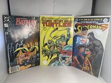 Comic Lot Of 3 (Batman, Superman, Teenage Mutant Ninja Turtles) picture