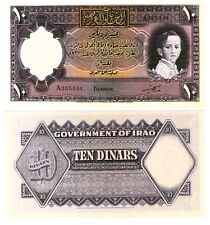 -r Reproduction -  Iraq 10 Dinars 1931-1942 Pick #20  3425R picture
