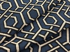 Kravet Navy Geometric Modern Woven Trellis Upholstery Fabric 2.10 yds 34352.516 picture