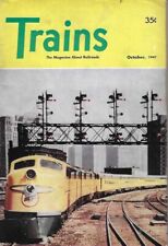 Trains Magazine Oct. 1947 GG_1 Cab Ride Chicago Tampa Resort Continental Divide picture