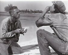 Steve McQueen and Gregory Sierra in Papillon 1973 ORIG PHOTO 367 picture