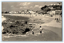 c1950's Partial View Lloret De Mar (Costa Brava) Spain RPPC Photo Postcard picture