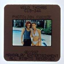 Vintage Photo 1998 Wild Things Neve Campbell Denise Richards 35mm color slide picture
