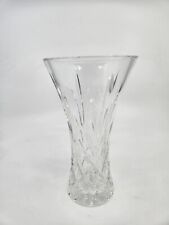Vintage Traditional Heavy Cut Crystal Vase Center Piece 7