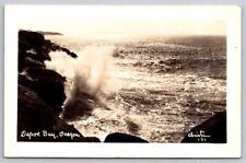  Depoe Bay Shore Line Oregon Christian 131 Postcard RPPC picture