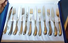 Vintage 800 Silver Flatware set for 6 Forks and 6 Knifes -Venezia italy  picture
