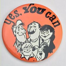 Yes You Can Pin Button Pinback Vintage picture