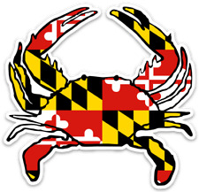 Maryland Flag Crab Shaped Magnet picture