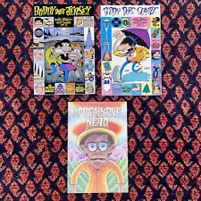 3 Peter Bagge Graphic Novel lot Buddy Does Seattle Jersey Apocalypse Nerd Hate picture