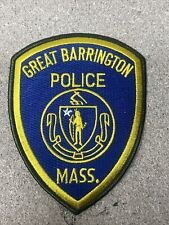 Great Barrington MA Police Shoulder Patch Berkshires Massachusetts picture