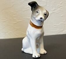 Vintage RCA Nipper Dog Figurine CLONE Ceramic Japan 3 1/2” picture