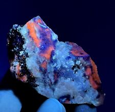 335 Gram Amazing Natural Fluorescent Afghanite With Pyrite Specimen@ Afghanistan picture
