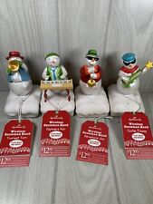 Hallmark Christmas Wireless Snowman Band Set 4 Tested Musical Freddy Joe Ken Tom picture