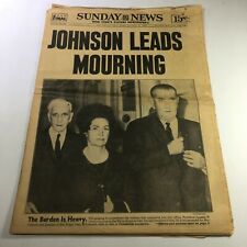 VTG Sunday News Newspaper November 24 1963 - Lyndon Johnson Leads Mourning picture