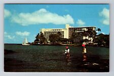 Naniloa Surf In Hawaii, Advertising, Antique Vintage Postcard picture