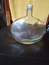 Vintage Oval Shape Bottle With Lid - Very Heavy (approx. 1 Lb) picture