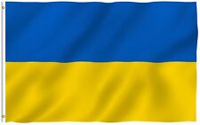 NEW 3x5ft UKRAINE UKRAINIAN double sided FLAG better quality usa seller picture