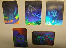 1990 Marvel Universe Series 1 Complete 5 Card Hologram Chase Insert Set Holo NOS picture