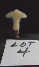 VTG/ANT ALADDIN ALACITE OPALESCENT MOONSHEAF LAMP FINIAL~LOT #4 picture