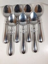 Pottery Barn SAVANT Oval Soup Spoon Set of 7 Replacements PBNSAV picture