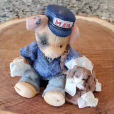 Enesco This Little Piggy figurine pig Postmaster General 1995 vintage TLP picture