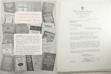 1930 Lamson Goodnow Cuneo Press Chicago IL Catalog Sales Ephemera P1295H picture