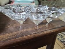 Diamond Star Crystal Clear Glass 6 Candle Votive Holder or Easter Egg Holder picture