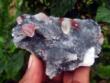 Red HEULANDITE On CHALCEDONY Matrix Minerals M-5.24 picture