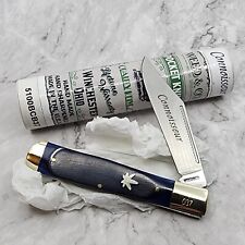 WEED & CO CONNOISSEUR BLUE CAMEL BONE HUNTER KNIFE USA 37/50 picture