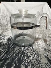 Vintage Pyrex 9-Cup Flameware Glass Percolator Complete Pristine 7759-B picture