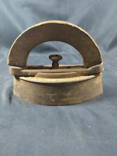 Vintage Colebrookdale Iron Co Boyertown PA C Sad Iron With Wooden Handle ANTIQUE picture